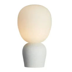 Belid Buddy Tischleuchte muschelfarben Glas opal G9
