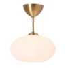 Belid Bullo Deckenleuchte 270mm messing Glas opal E27