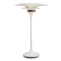 Belid Diablo Tischleuchte 300mm weiss rosé silber G9