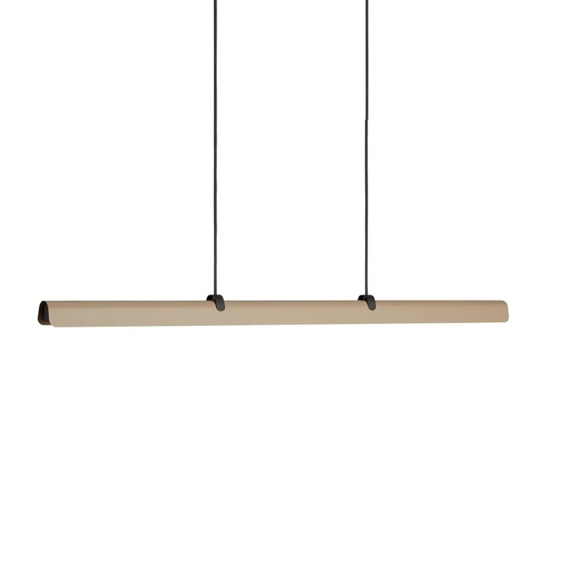 BELID Fold linear G2 LED Pendelleuchte sand dimmbar