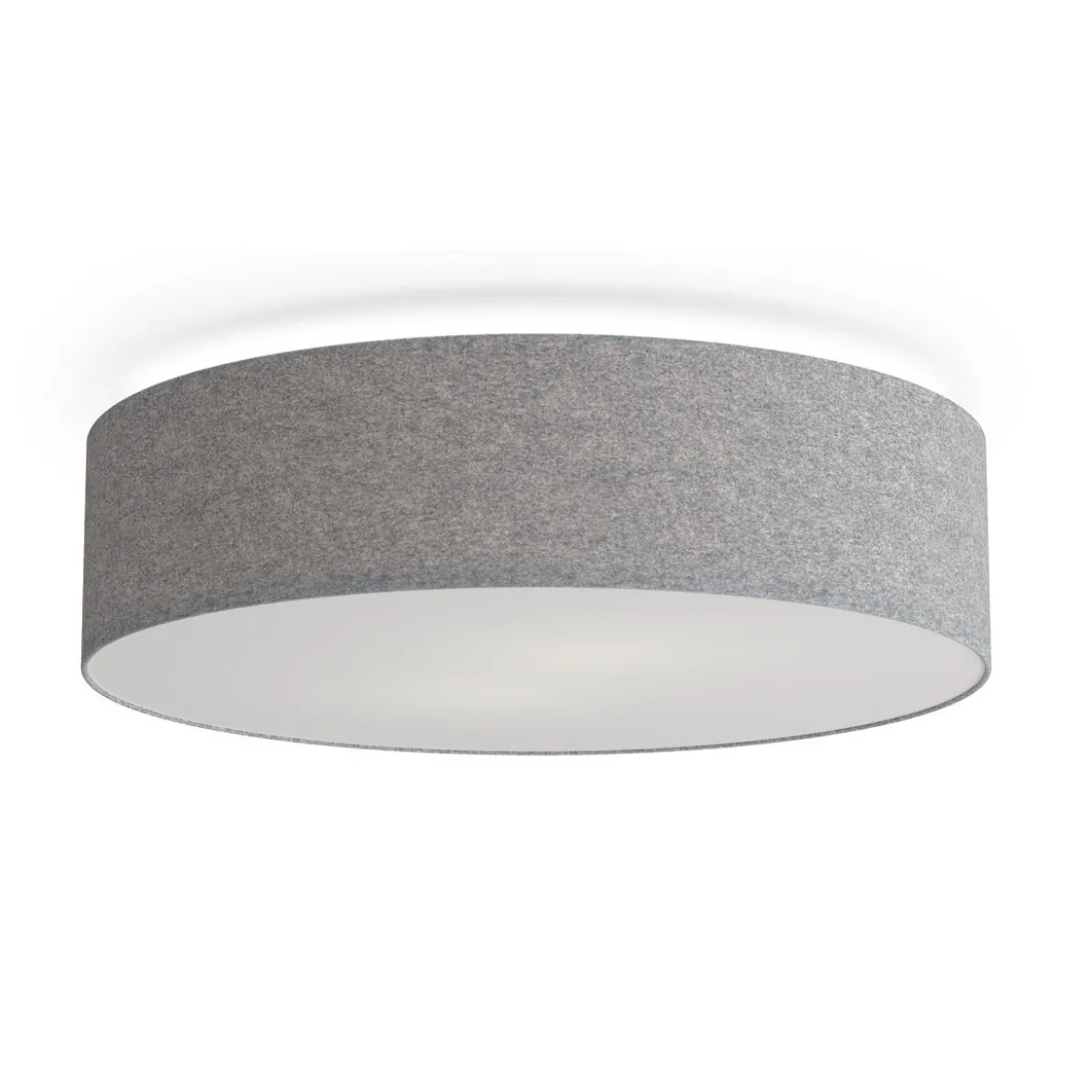 Belid Leuchten Deckenleuchte Soft grau Wolle 44cm