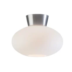 BELID Leuchten No. 223611 Deckenleuchte Bullo Alu opal 27cm E27