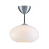 BELID Leuchten No. 223511 Deckenleuchte Bullo Alu opal 27cm E27