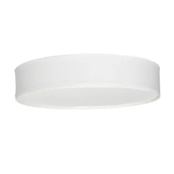 BELID Leuchten No. 2151252 Deckenleuchte Soft 2-flammig Leinen Weiss 44cm E27