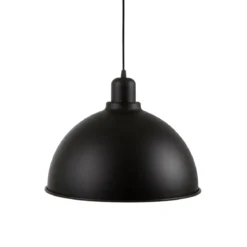 BELID Leuchten No. 100886 E27 Pendelleuchte Magnum schwarz struktur 38 cm