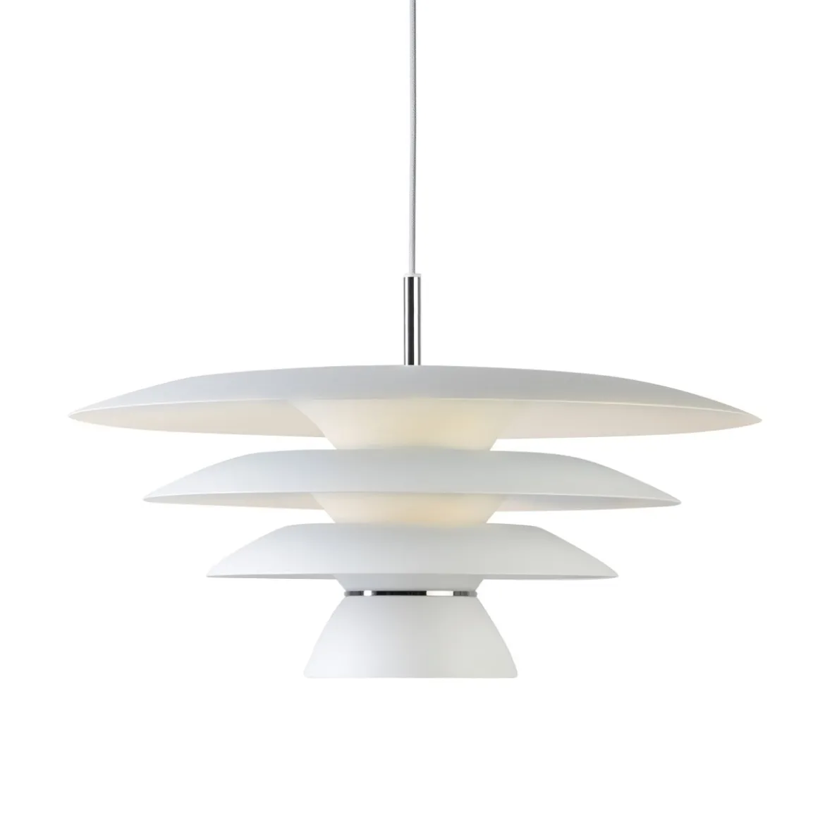 BELID Leuchten No. 104036 E27 Pendelleuchte DaVinci weiß matt 50cm