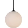 BELID Leuchten No. 126486389 E27 Pendelleuchte Capo 30cm schwarz opal