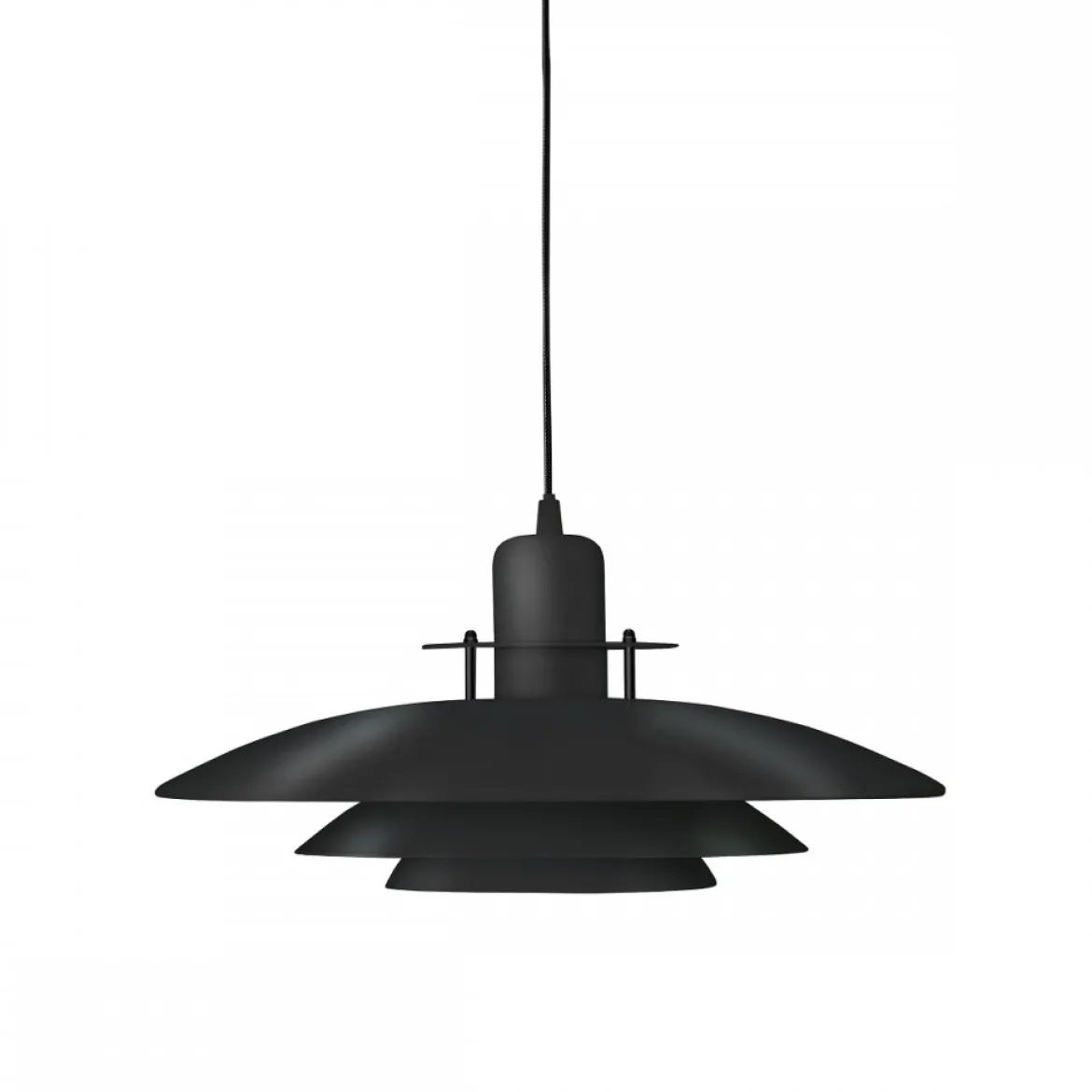BELID Leuchten No. 121307 E27 Pendelleuchte Primus I schwarz 43cm