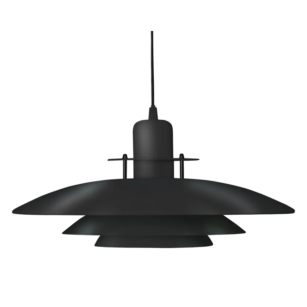 BELID Leuchten No. 121307 E27 Pendelleuchte Primus I schwarz 43cm