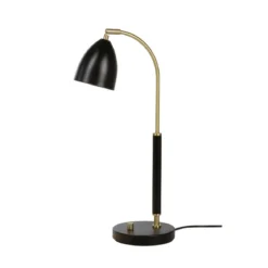 BELID Leuchten No. 407693 LED Tischleuchte Deluxe schwarz messing 50,7 cm