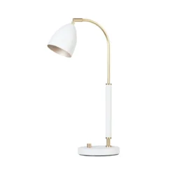 BELID Leuchten No. 407691 Tischleuchte Deluxe LED Weiss Messing