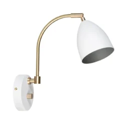 BELID Leuchten No. 507691 Wandleuchte Deluxe LED Weiss Messing GU5.3