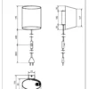 BELID Leuchten No. 583723524 Wandleuchte Sinne Sand Messing G9