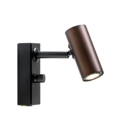BELID Leuchten No. 5751107 Wandleuchte Cato single LED Kupfer GU4 dimmbar