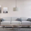 BELID Leuchten 1668745 Pendelleuchte Soft Wolle weiß 40cm