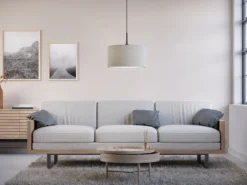 BELID Leuchten 1668745 Pendelleuchte Soft Wolle weiß 40cm