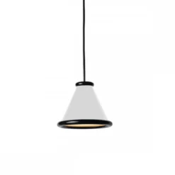 Belid Pendelleuchte Belle 15cm weiß glänzend schwarz glänzend 2700K