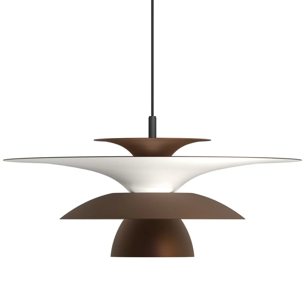 Belid Picasso Pendelleuchte 50cm oxid braun G9