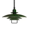 BELID 1214526 Primus II Pendelleuchte 1-flammig waldgrün schwarz 43cm