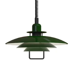 BELID 1214526 Primus II Pendelleuchte 1-flammig waldgrün schwarz 43cm