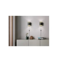 Belid Sinne Wandleuchte schwarz messing G9