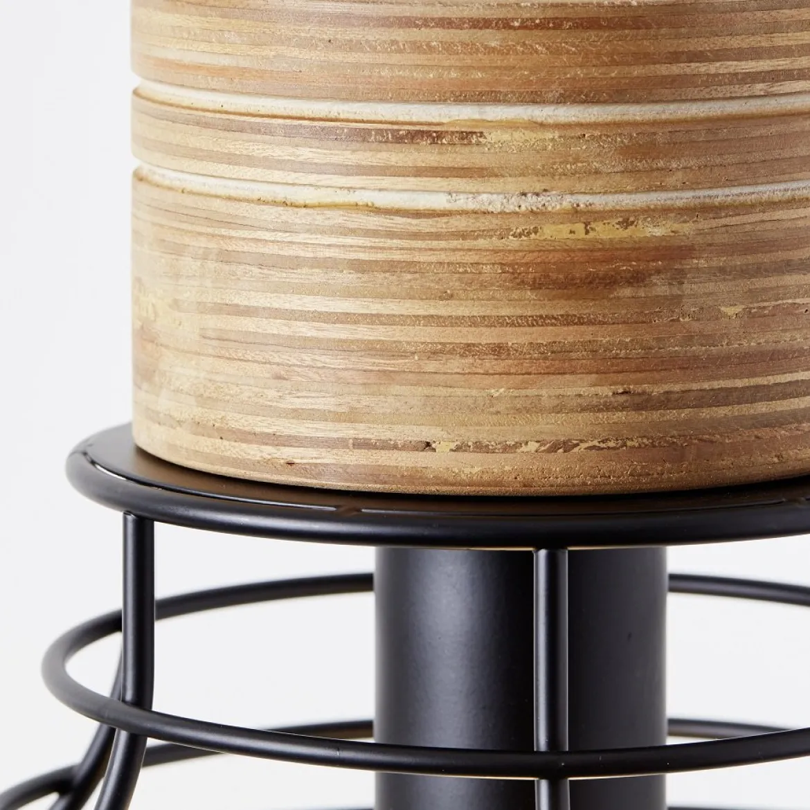 Brilliant AG Leuchten 99559-76 Avia Pendelleuchte 35cm schwarz holz