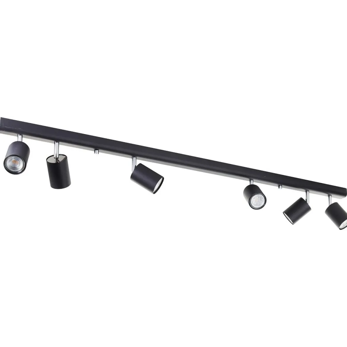 Brilliant AG Leuchten 94416-06 Different Spotbalken 6- flammig schwarz GU10