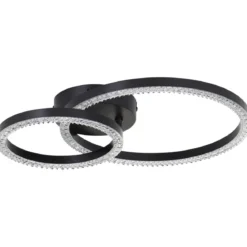 Brilliant AG Leuchten G80766A26 Aurelia LED Deckenleuchte 2-flammig schwarz