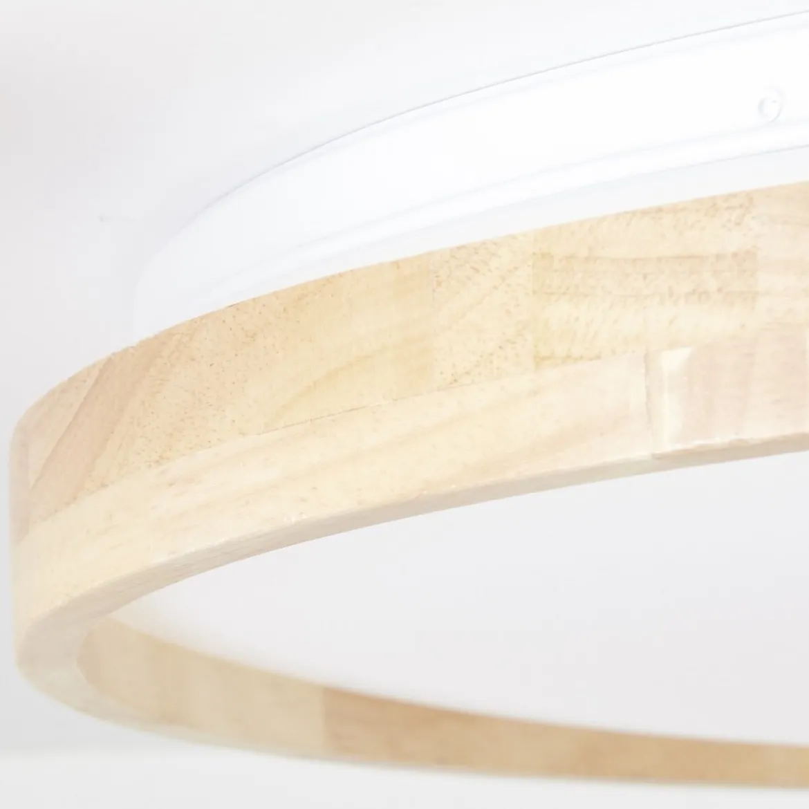 Brilliant AG Leuchten G99787-75 Alson LED Deckenleuchte 48cm holz hell weiß