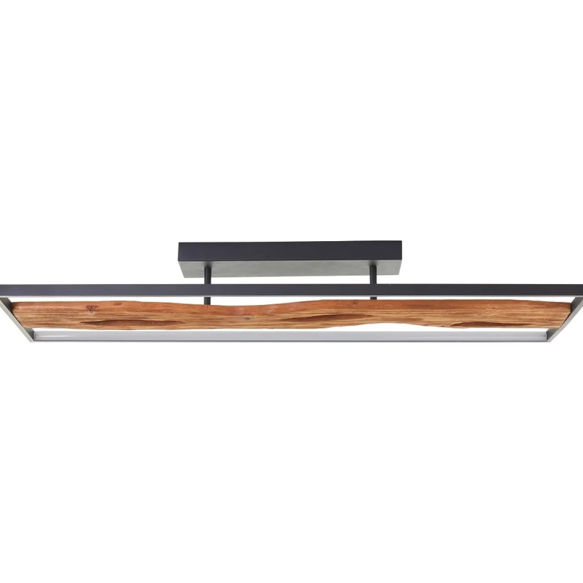 Brilliant AG Leuchten G80114-76 Chaumont LED Deckenleuchte 100x30cm schwarz holz