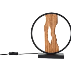 Brilliant AG Leuchten G94705-76 Chaumont Tischleuchte Holz 28cm