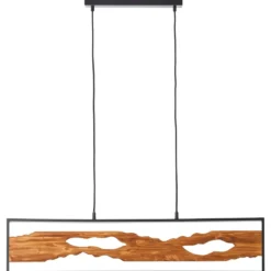 Brilliant AG Leuchten G99821-76 Chaumont Pendelleuchte 100cm schwarz holz