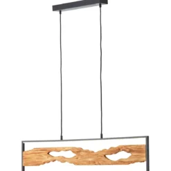 Brilliant AG Leuchten G99821-76 Chaumont Pendelleuchte 100cm schwarz holz