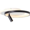 Brilliant AG Leuchten G99752-76 Eunomia LED Deckenleuchte 35x30cm schwarz weiß 3000K