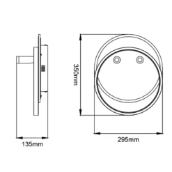 Brilliant AG Leuchten G99753-76 Eunomia LED Deckenleuchte schwarz weiß dimmbar
