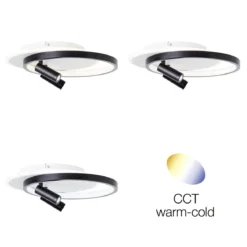 Brilliant AG Leuchten G99753-76 Eunomia LED Deckenleuchte schwarz weiß dimmbar