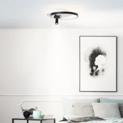 Brilliant AG Leuchten G99753-76 Eunomia LED Deckenleuchte schwarz weiß dimmbar