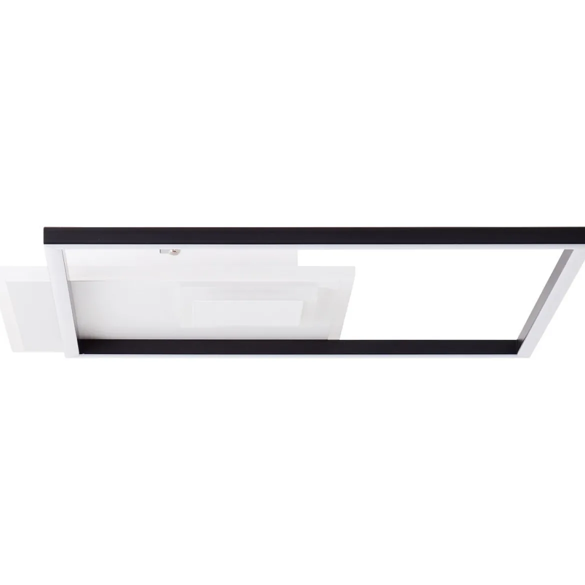 Brilliant AG Leuchten G99785-76 Iorgo Deckenleuchte 44x44cm schwarz weiß