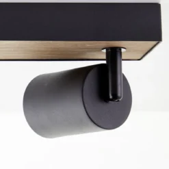 Brilliant AG Leuchten G93071-76 Jello Wood LED Spotbalken 4-flammig schwarz holz