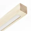 Brilliant AG Leuchten G99071-76 LED Deckenleuchte Arion Schwarz Holz 3000K