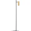 Brilliant AG Leuchten G80054-86 Marty LED Stehleuchte sand schwarz matt gold