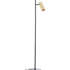 Brilliant AG Leuchten G80054-86 Marty LED Stehleuchte sand schwarz matt gold