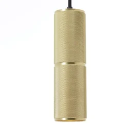 Brilliant AG Leuchten G80052-86 Marty LED Pendelleuchte 4-flammig sand schwarz/matt gold