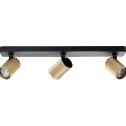 Brilliant AG Leuchten G99203-86 Marty LED Deckenstrahler 3-flammig sand schwarz gold
