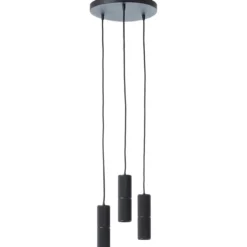 Brilliant AG Leuchten G80051-76 Marty LED Pendelleuchte 3-flammig sand schwarz
