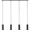 Brilliant AG Leuchten  G80052-76 Marty LED Pendelleuchte 4-flammig sand schwarz