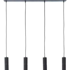 Brilliant AG Leuchten G80052-76 Marty LED Pendelleuchte 4-flammig sand schwarz