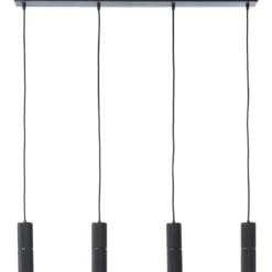 Brilliant AG Leuchten  G80052-76 Marty LED Pendelleuchte 4-flammig sand schwarz