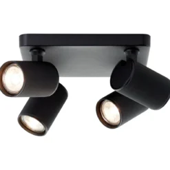 Brilliant AG Leuchten G99204-76 Marty LED Spotplatte 4-flammig sand schwarz