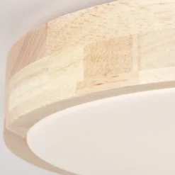 Brilliant AG Leuchten G99636-45 Moreen LED Deckenleuchte rund 34cm holz IP44